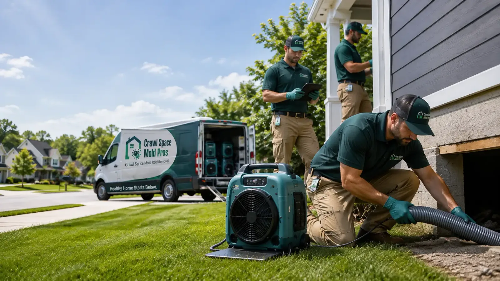 Crawl Space Mold Removal in Marion, NY